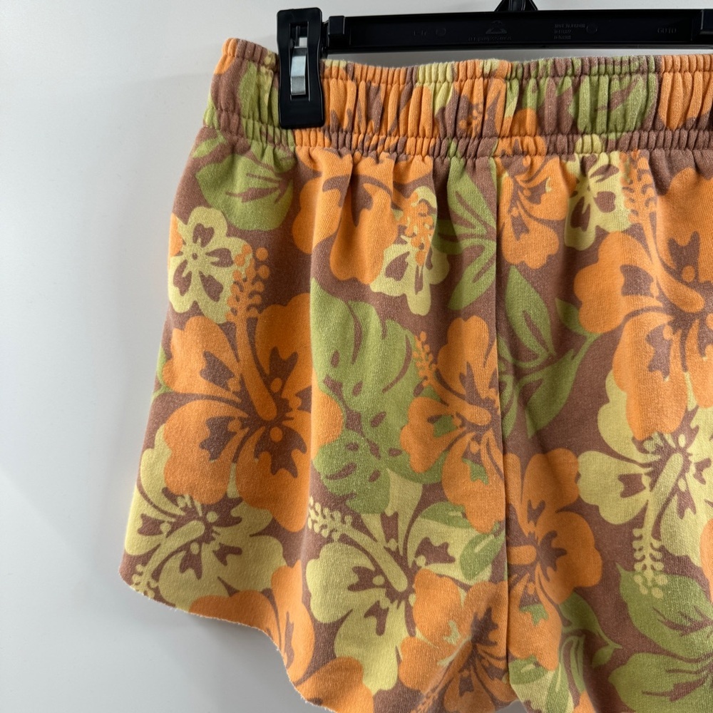 Wild Fable Brown Tropical Floral Lounge Shorts with Drawstring Waist – Size S - Picture 6 of 7